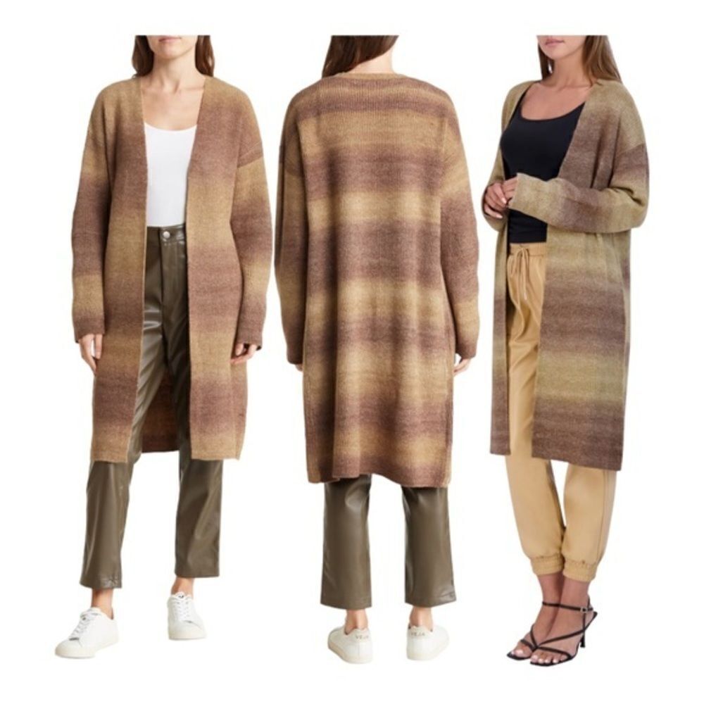 BCBGeneration open front knit long cardigan Sweater NWT Oversized